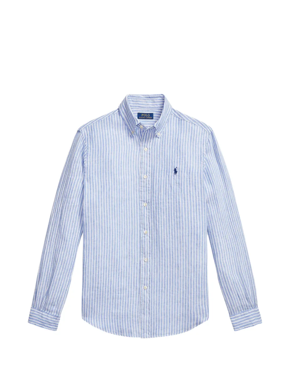 Polo Ralph Lauren striped pony linen shirt - Blue