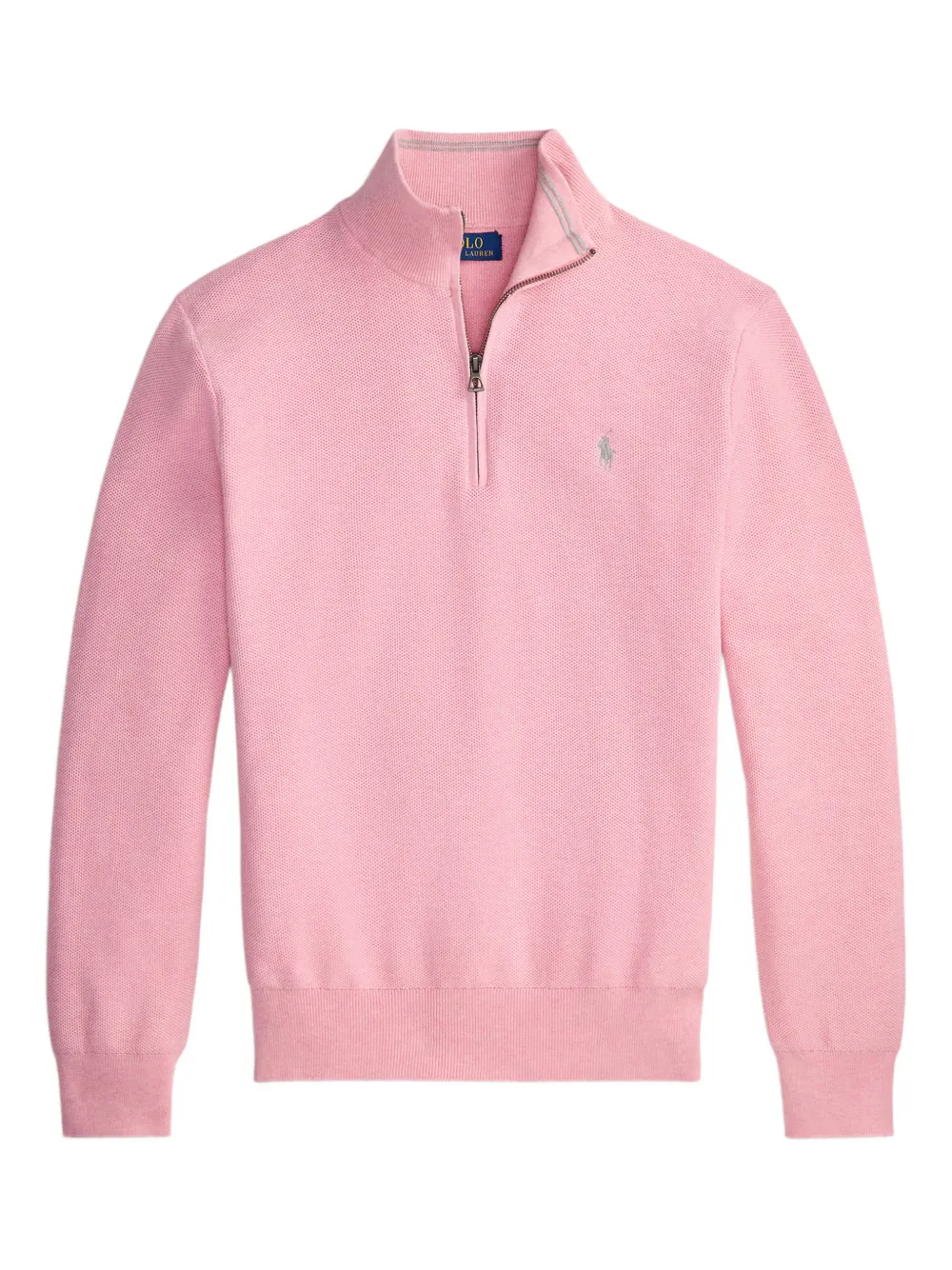 Polo Ralph Lauren knit quarter-zip sweatshirt - Rosa