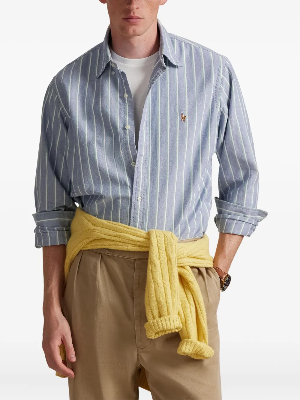 Polo Ralph Lauren Gestreept overhemd Blauw