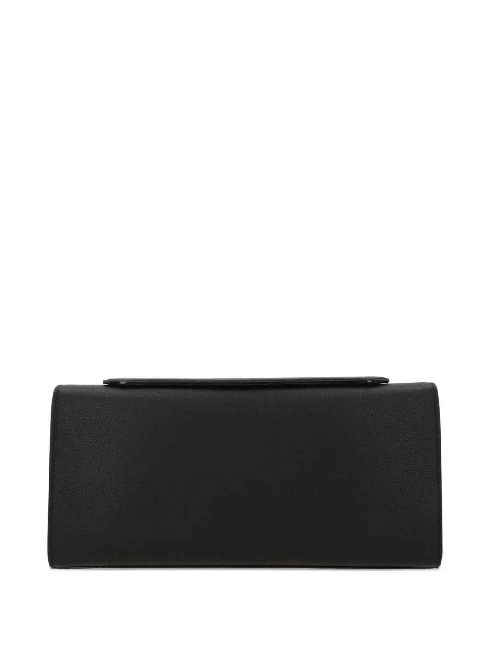 Valextra leather clutch bag - Zwart