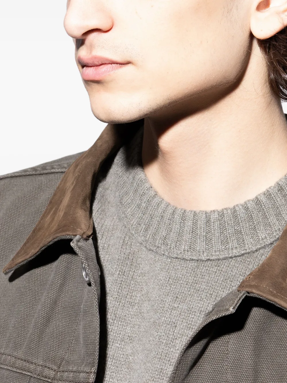 Samsoe & Samsoe Suede Baseball Cap In Brown