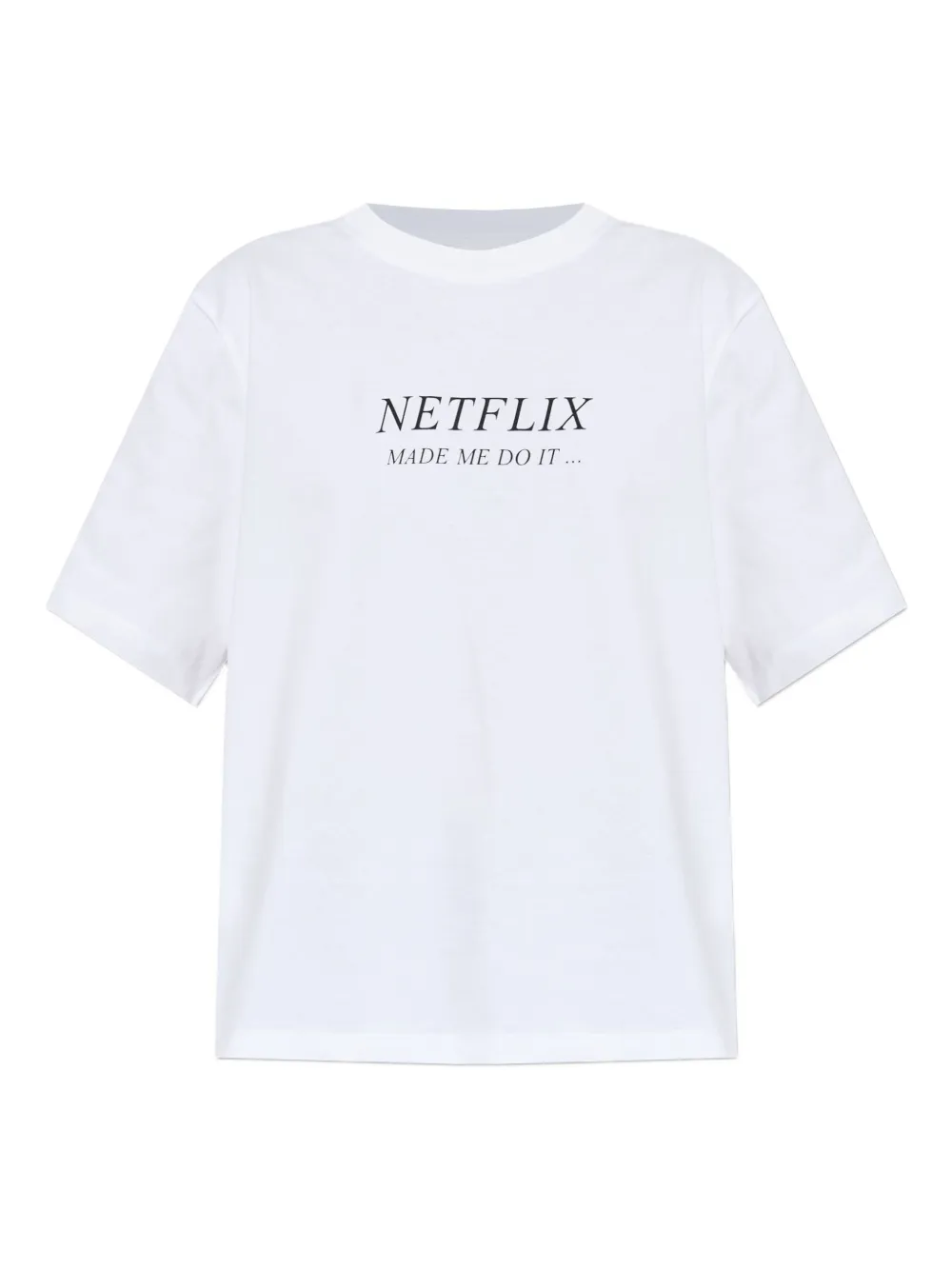 Victoria Beckham slogan-print T-shirt - Bianco