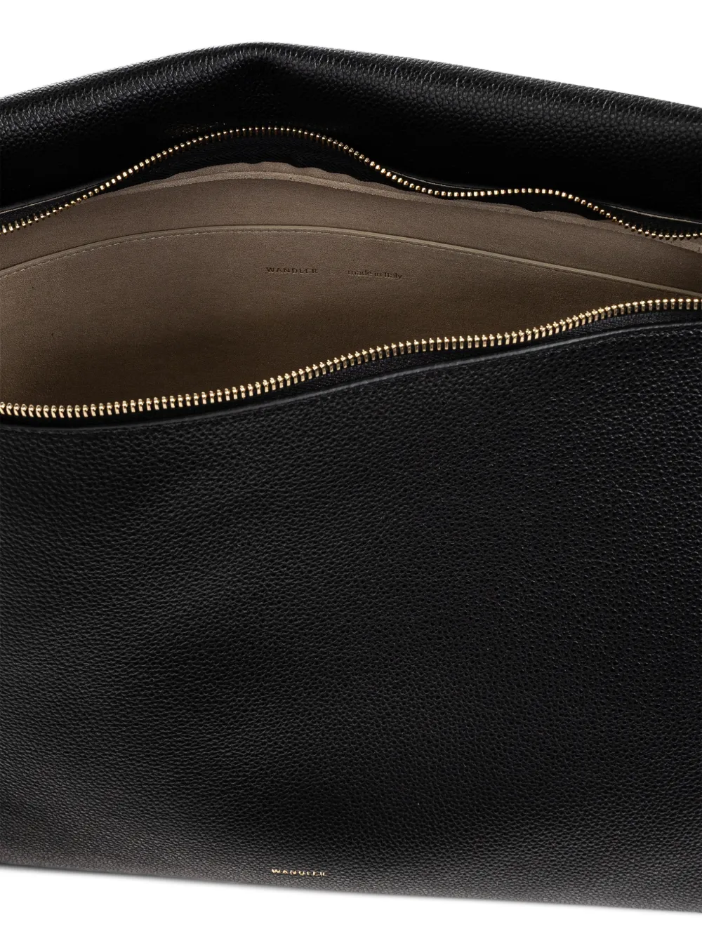 Wandler Penelope leren shopper Zwart