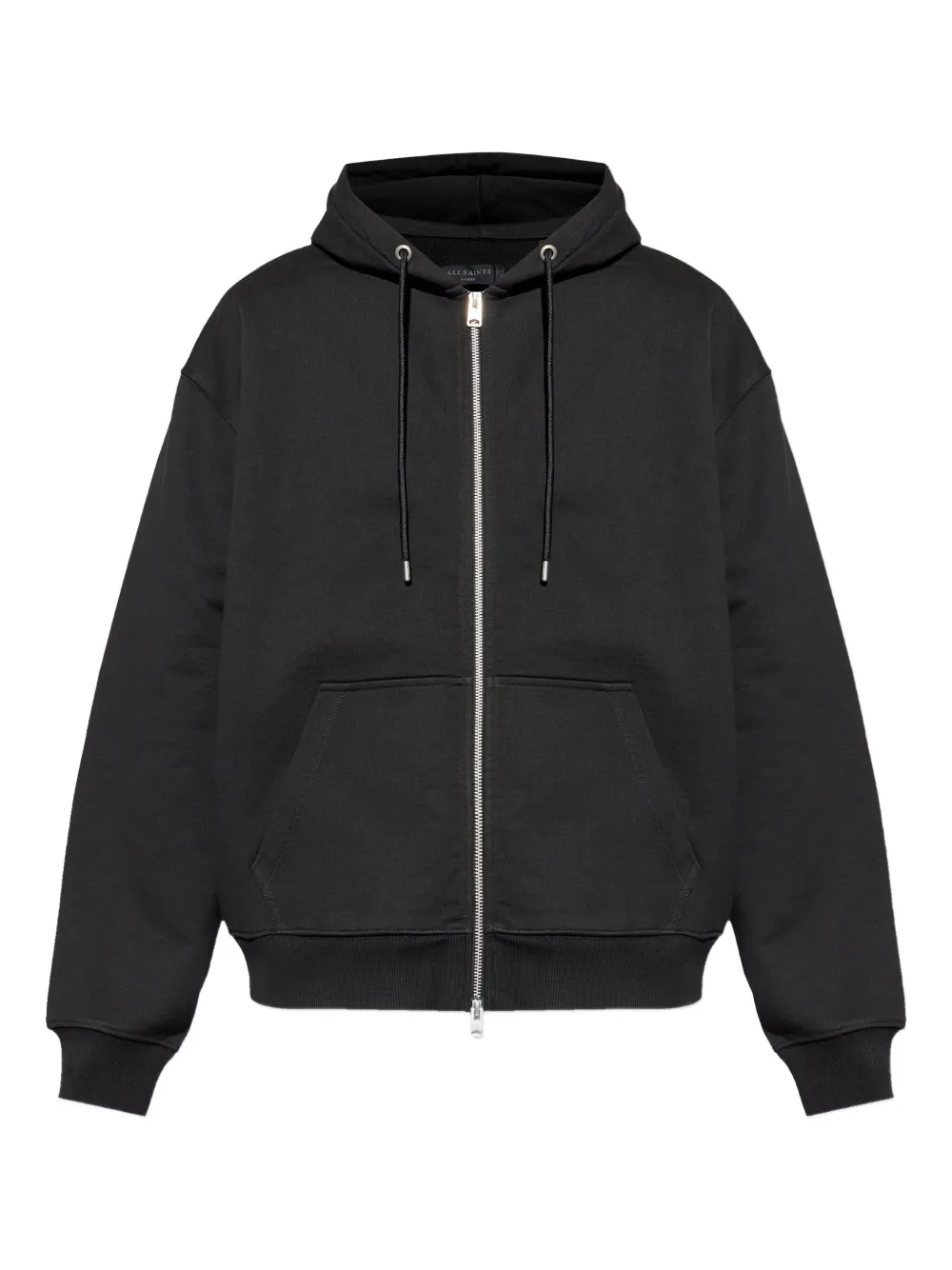 AllSaints Felpa Milo con cappuccio e zip - Nero