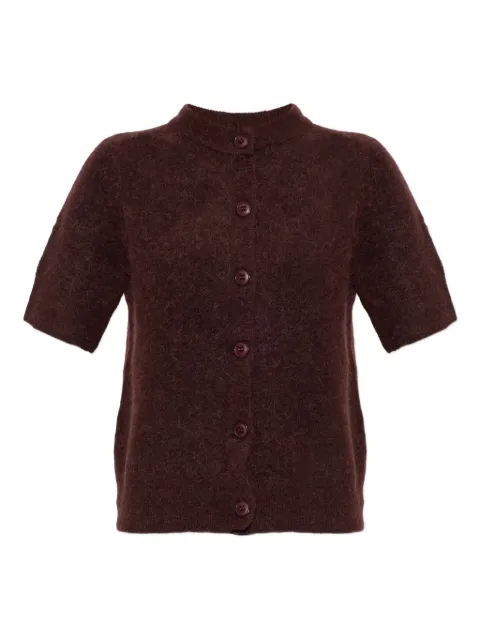 SAMSOE SAMSOE button-fastening short-sleeved cardigan