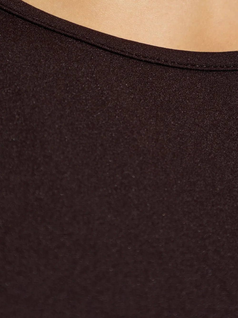 Agolde Aura Sleeveless Bodysuit In Brown