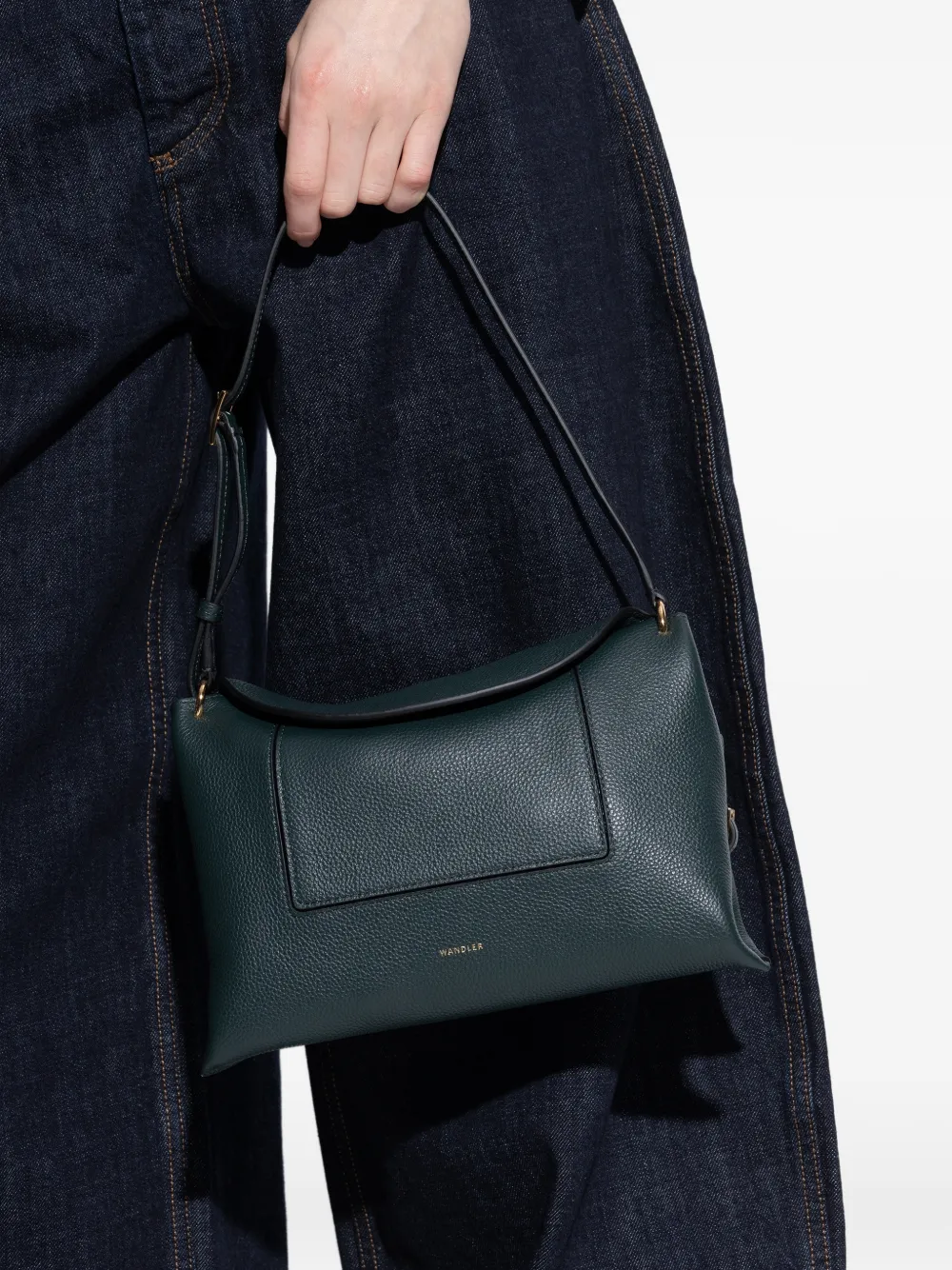 Wandler Penelope Slouch leather shoulder bag - Groen