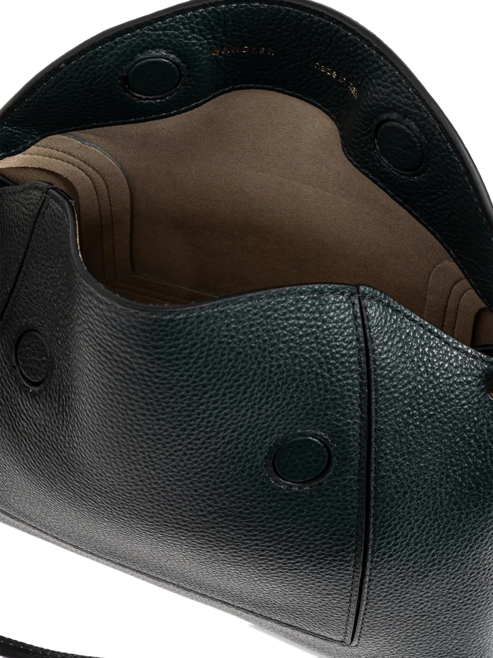 Wandler Penelope Slouch Leather Shoulder Bag In Green