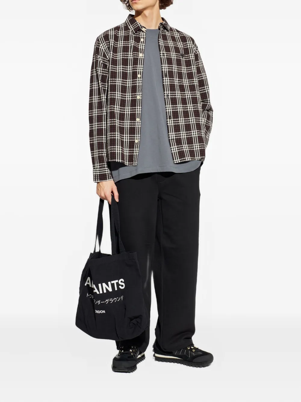 AllSaints 레드액트 로고 티셔츠 | 티셔츠