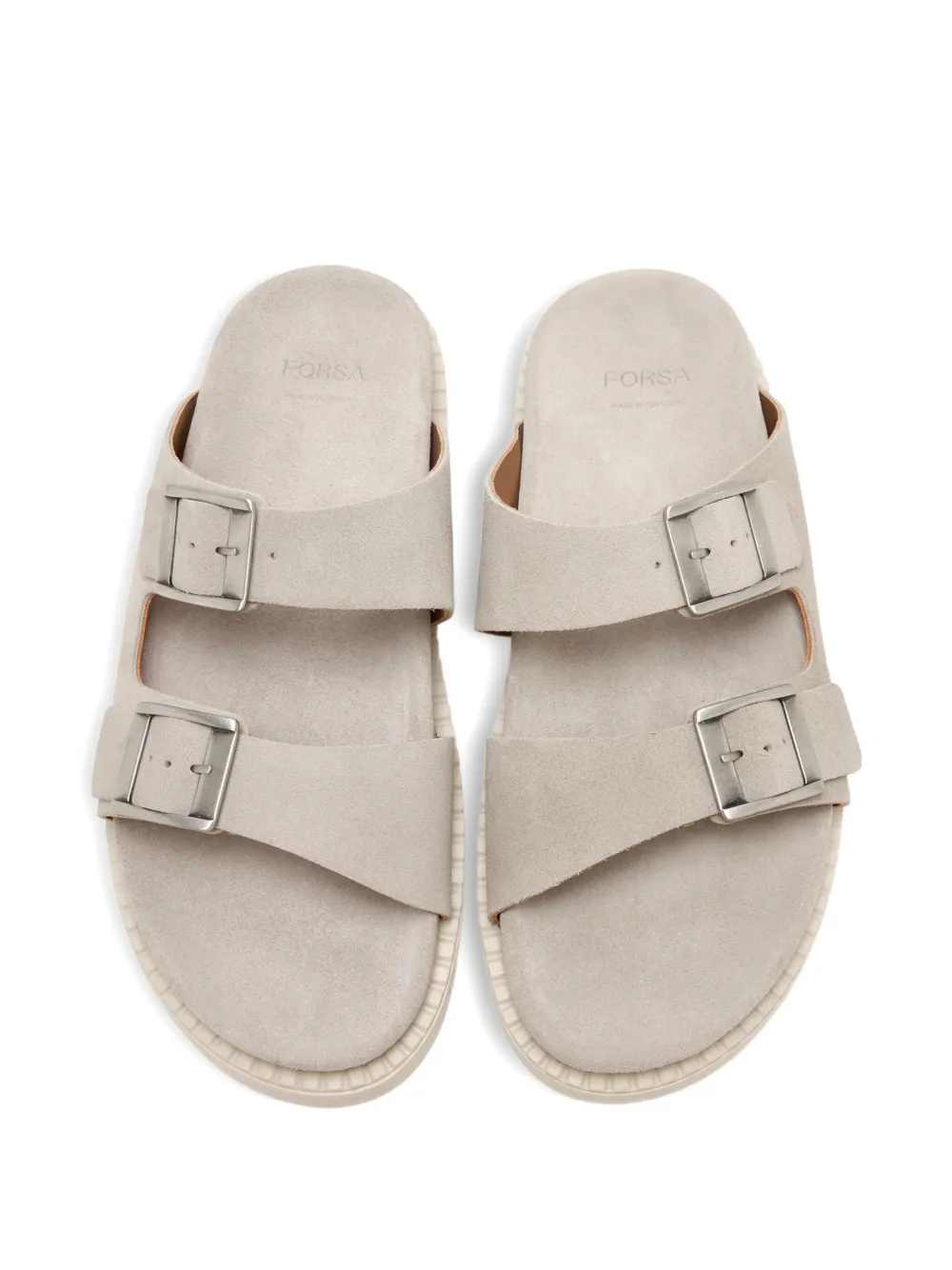 Forsa Curtis buckle leather slides | Image 2