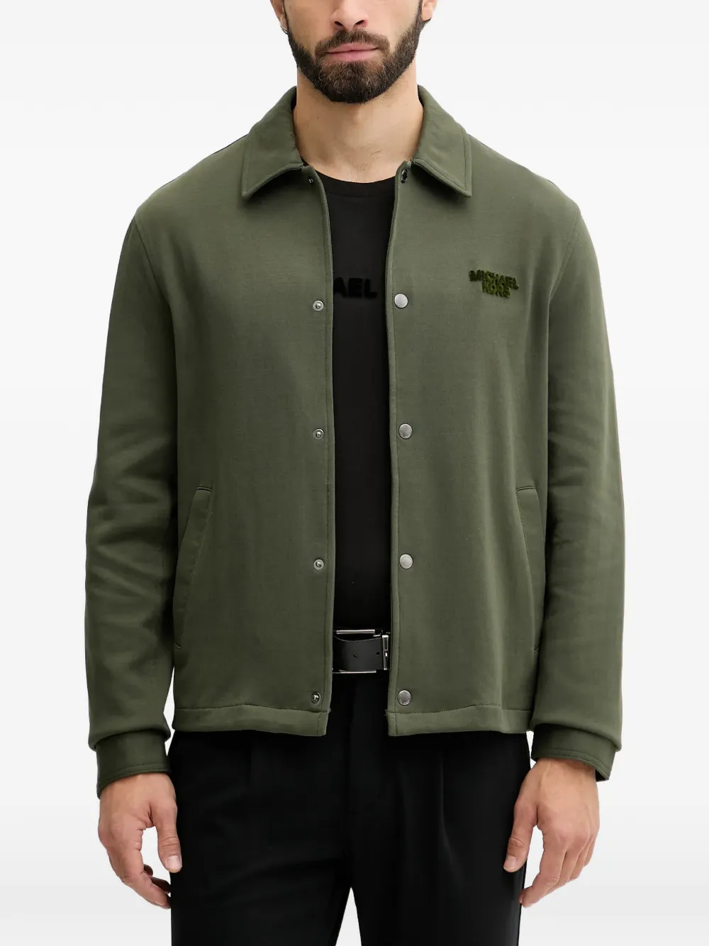 Michael Kors button embroidered shirt - Verde