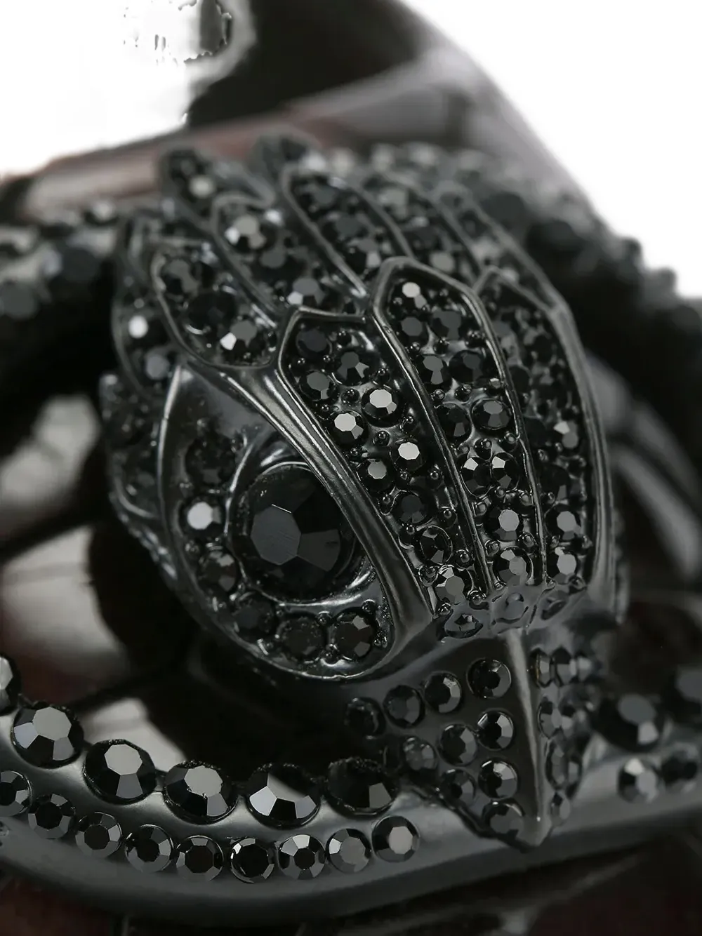 Kurt Geiger London Chelsea ballerina's met slangen-effect Bruin