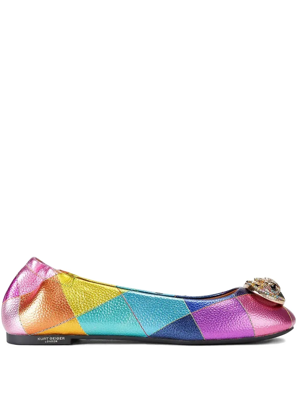 Kurt Geiger London patchwork ballet flats - Rosa