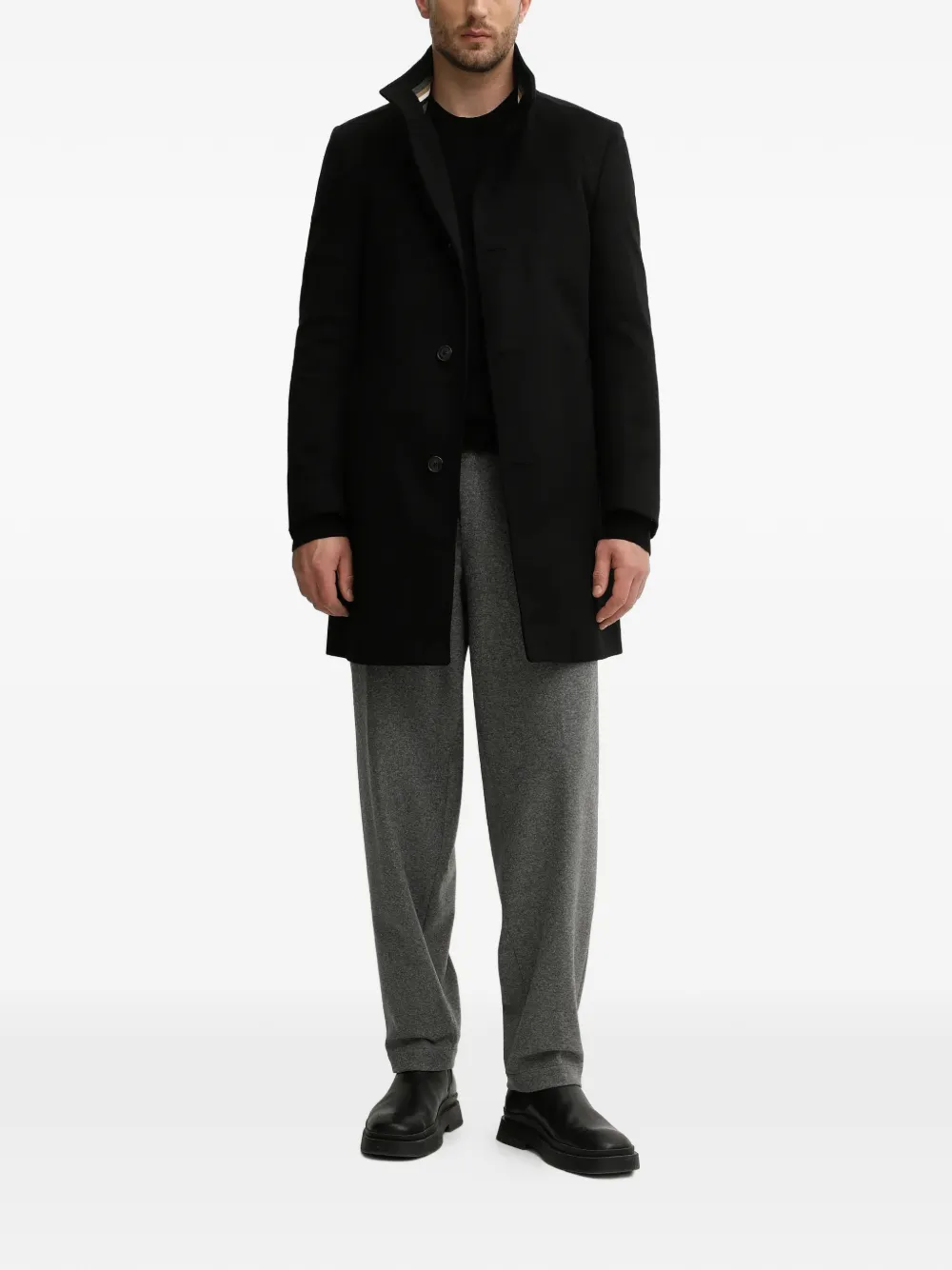 Michael Kors textured crew-neck sweater - Zwart