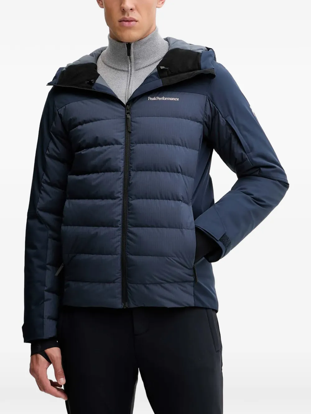 Peak Performance Shred quilted hooded skiwear - Blu