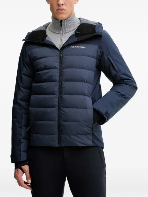 Peak Performance Shred quilted hooded skiwear