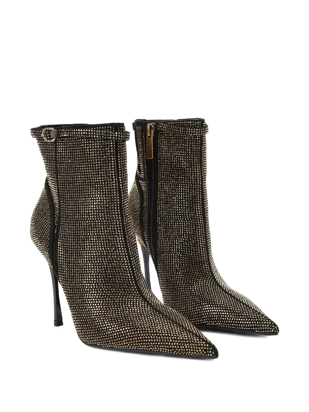 Kurt Geiger London embellished heeled boots Zwart