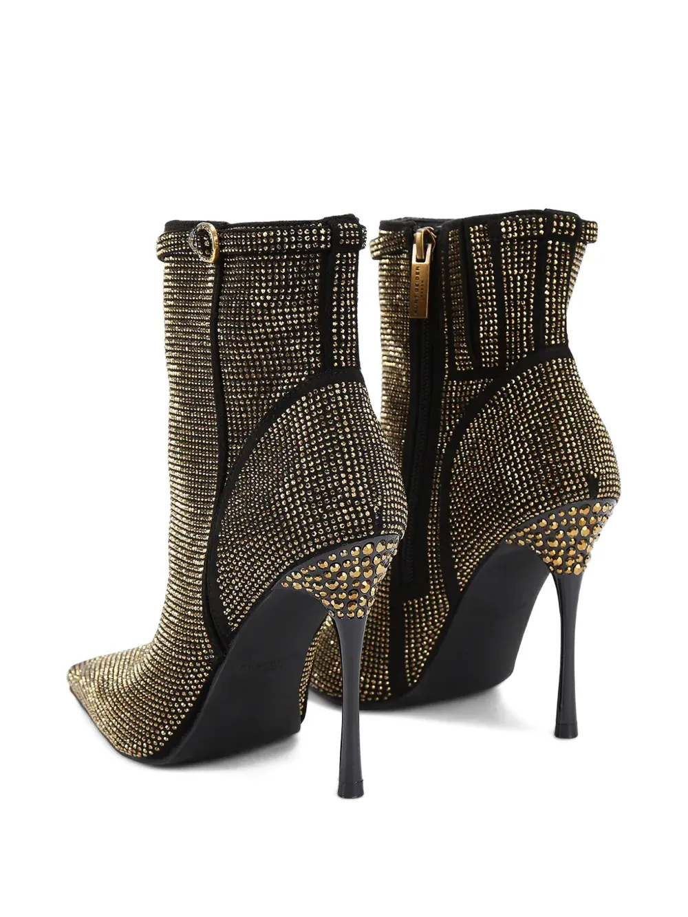 Kurt Geiger London embellished heeled boots Zwart