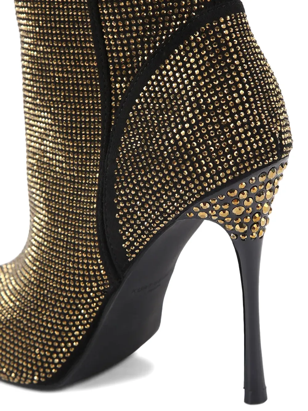 Kurt Geiger London embellished heeled boots Zwart