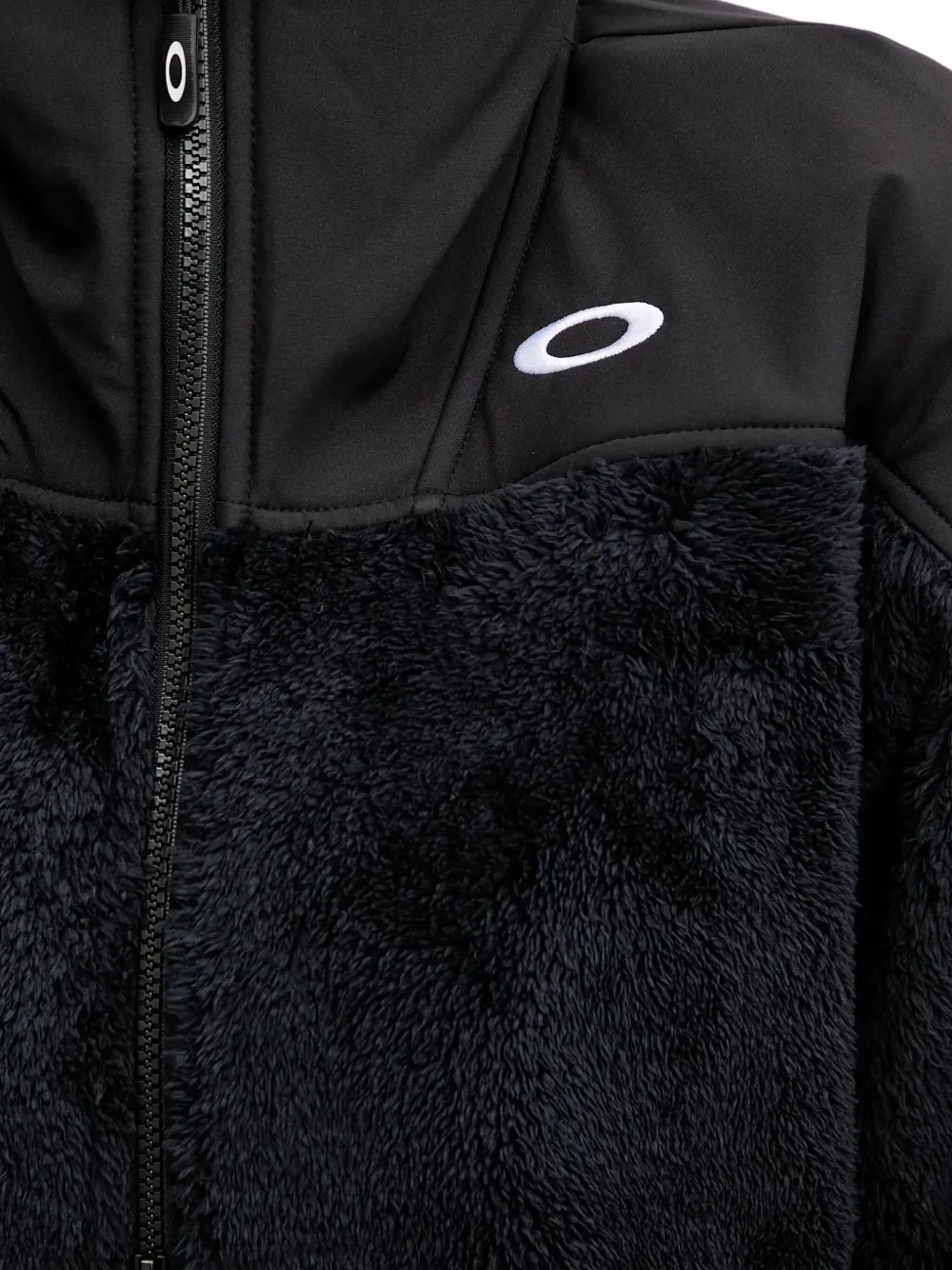 Oakley Zip-fastening Sherpa-fleece Jacket In Brown