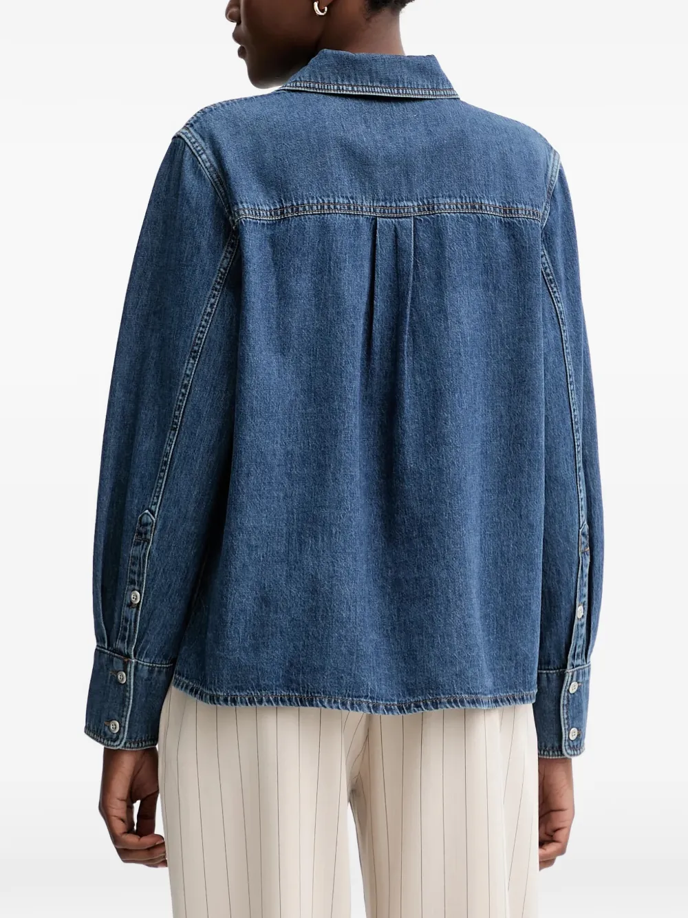  Rag & Bone Channing Denim Shirt - Blue 