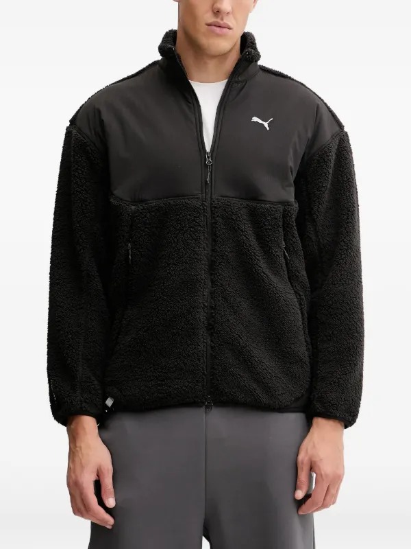 PUMA Jaqueta Pumatech Com Pelos | Preto | FARFETCH BR