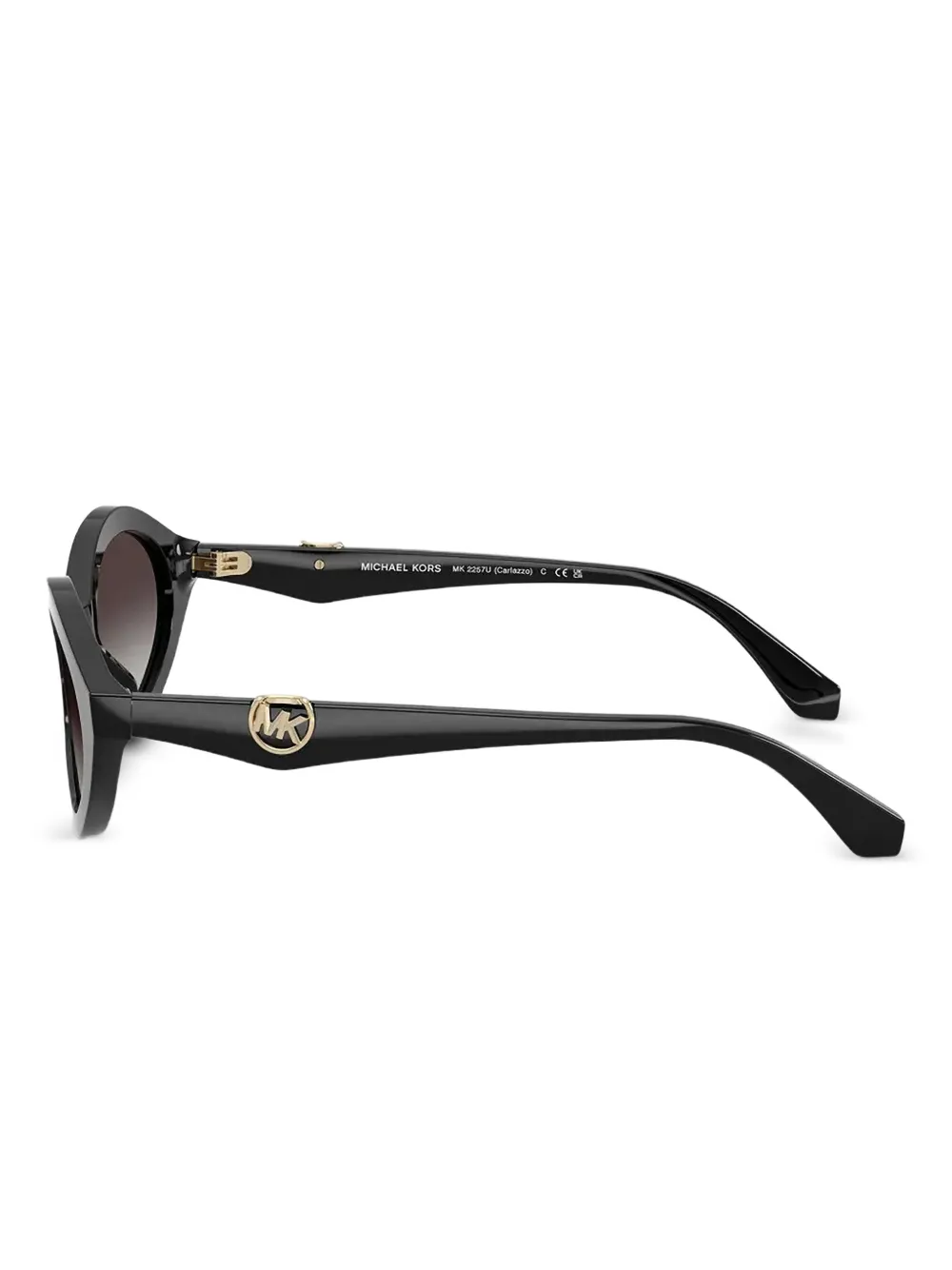  Michael Kors Carlazzo Oval-frame Sunglasses - Black 