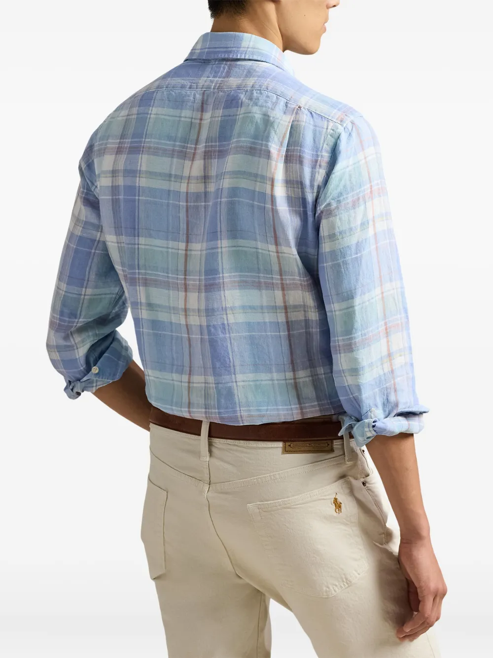 Polo Ralph Lauren チェック シャツ | ブルー | FARFETCH JP