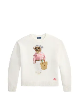Polo Ralph Lauren ポロベア ニットパーカー | ニュートラル | FARFETCH JP