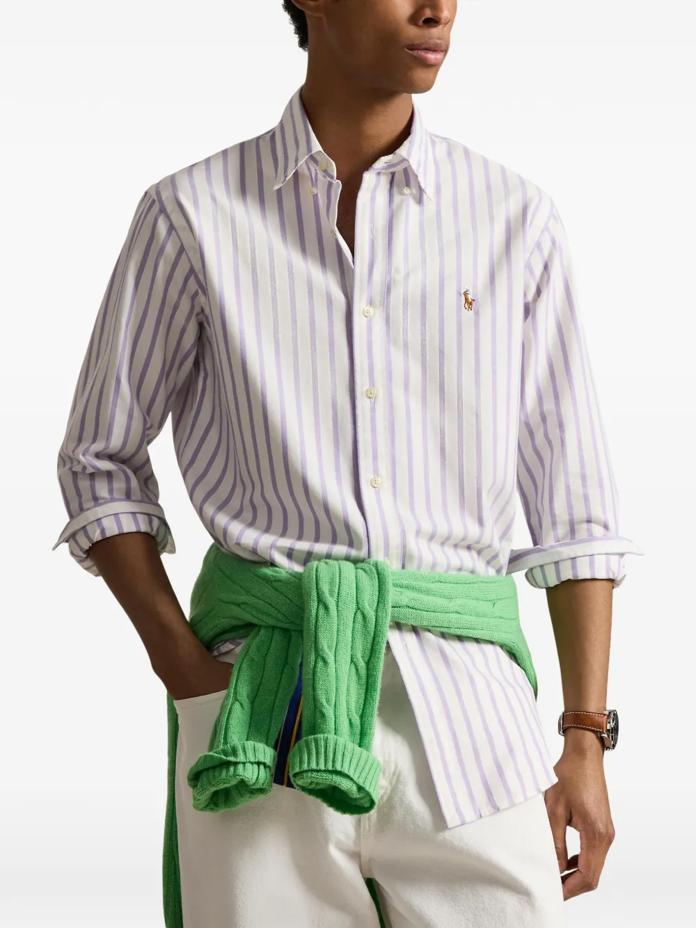 Polo Ralph Lauren Gestreept overhemd Wit