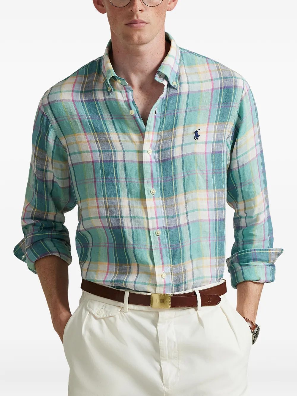 Polo Ralph Lauren Geruit overhemd Groen