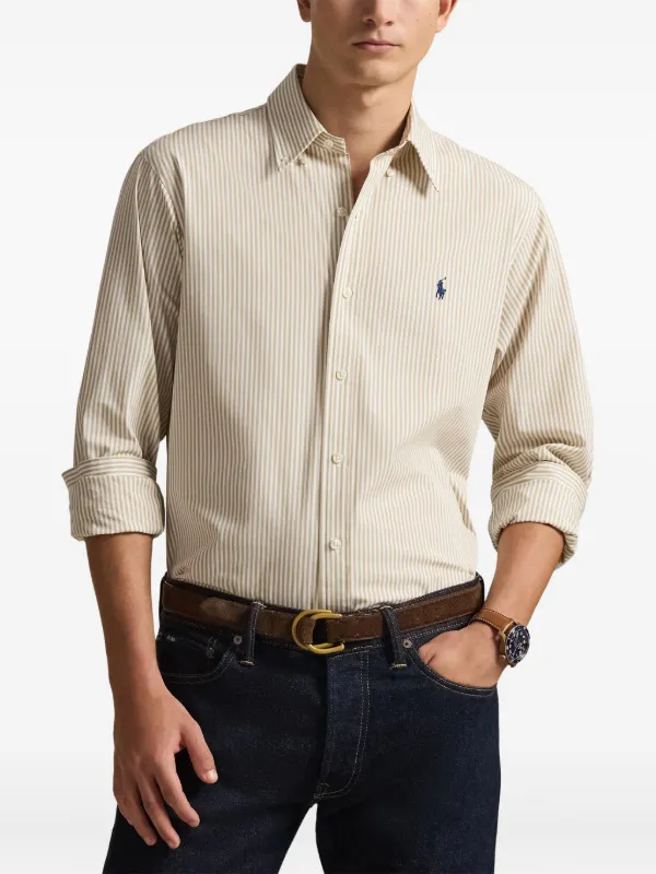 Polo Ralph Lauren ストライプ シャツ | ニュートラル | FARFETCH JP