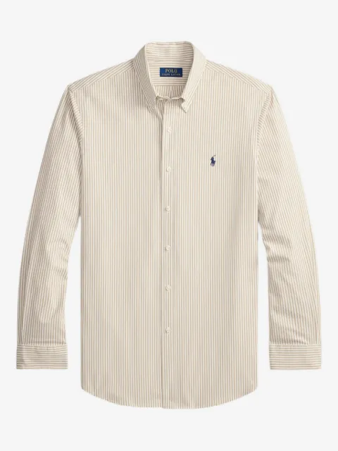Polo Ralph Lauren camisa con botones y rayas estampadas