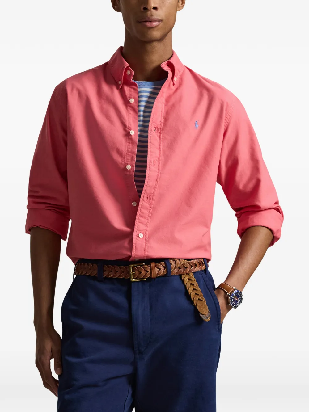 Polo Ralph Lauren Overhemd met borduurwerk Roze