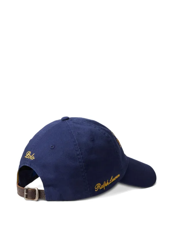 Polo Ralph Lauren Triple-Pony Embroidered Cap | Blue | FARFETCH