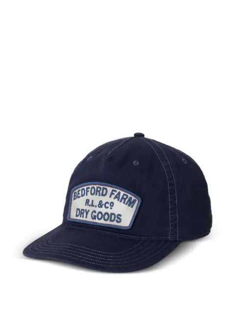 Polo Ralph Lauren logo-patch cotton cap