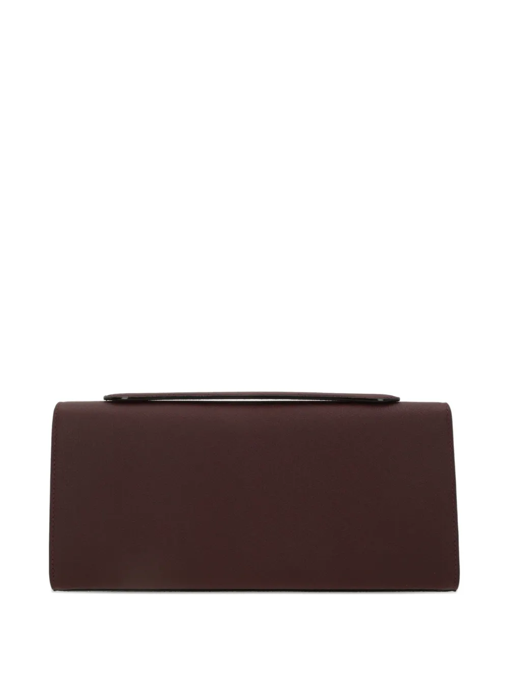Valextra Envelope leather clutch bag - Rood