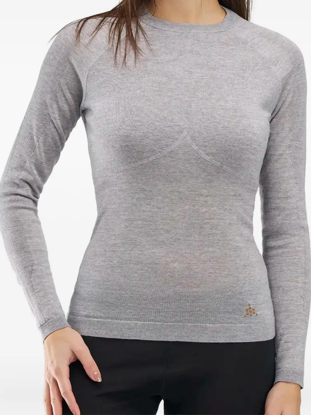 bioma Baselayer-Top mit Raglanärmeln - Grau