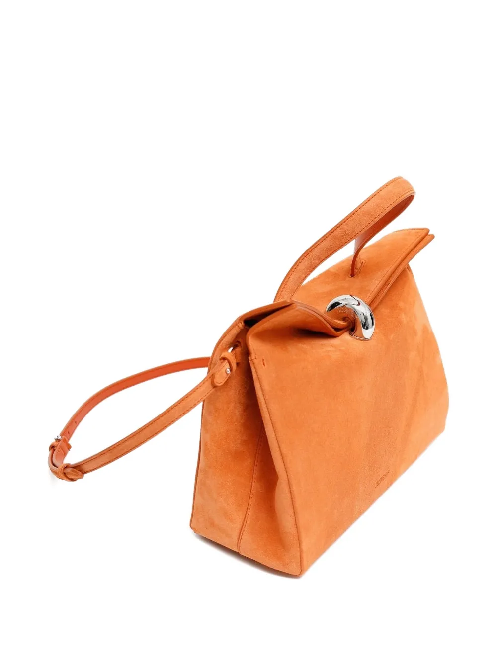Jacquemus The Valérie Magnetic-closure Leather Tote Bag In Orange