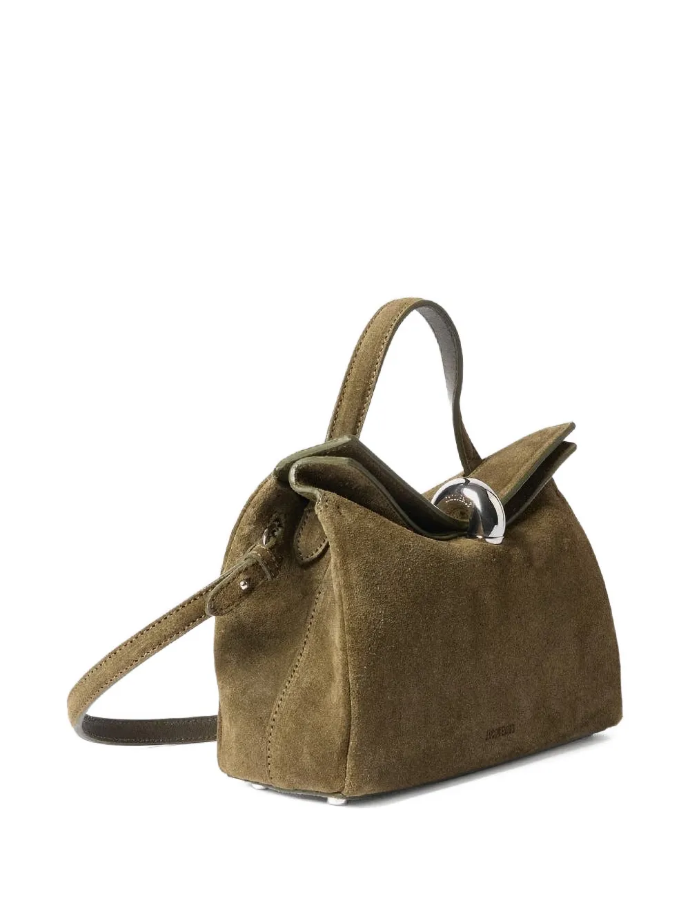 Jacquemus Valerie kleine leren shopper Groen
