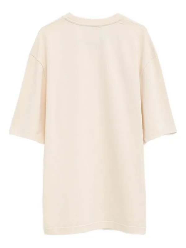 Jacquemus logo-tape strawberry-patch T-shirt | Neutrals | FARFETCH