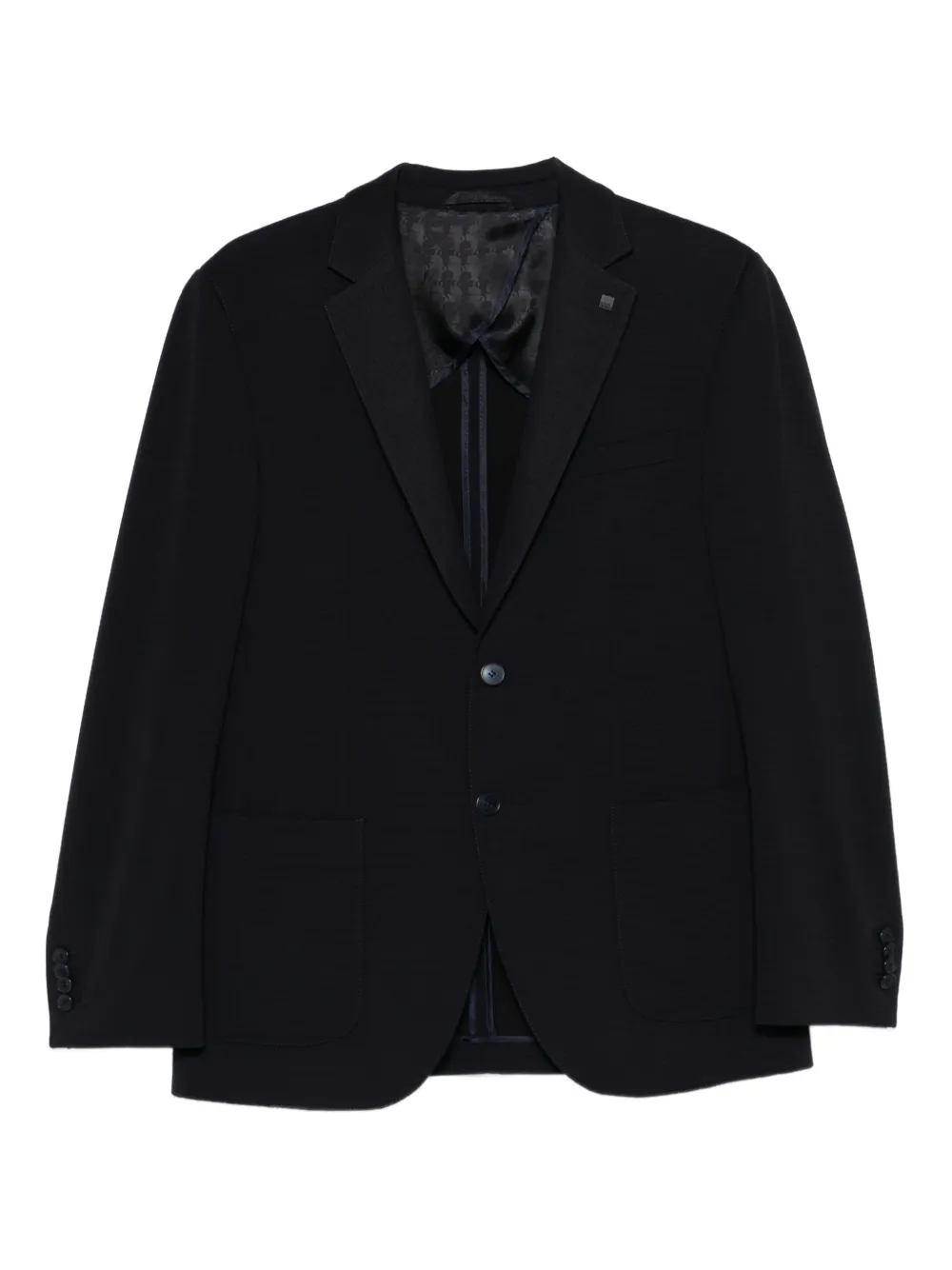 Karl Lagerfeld single-breasted blazer - Blu