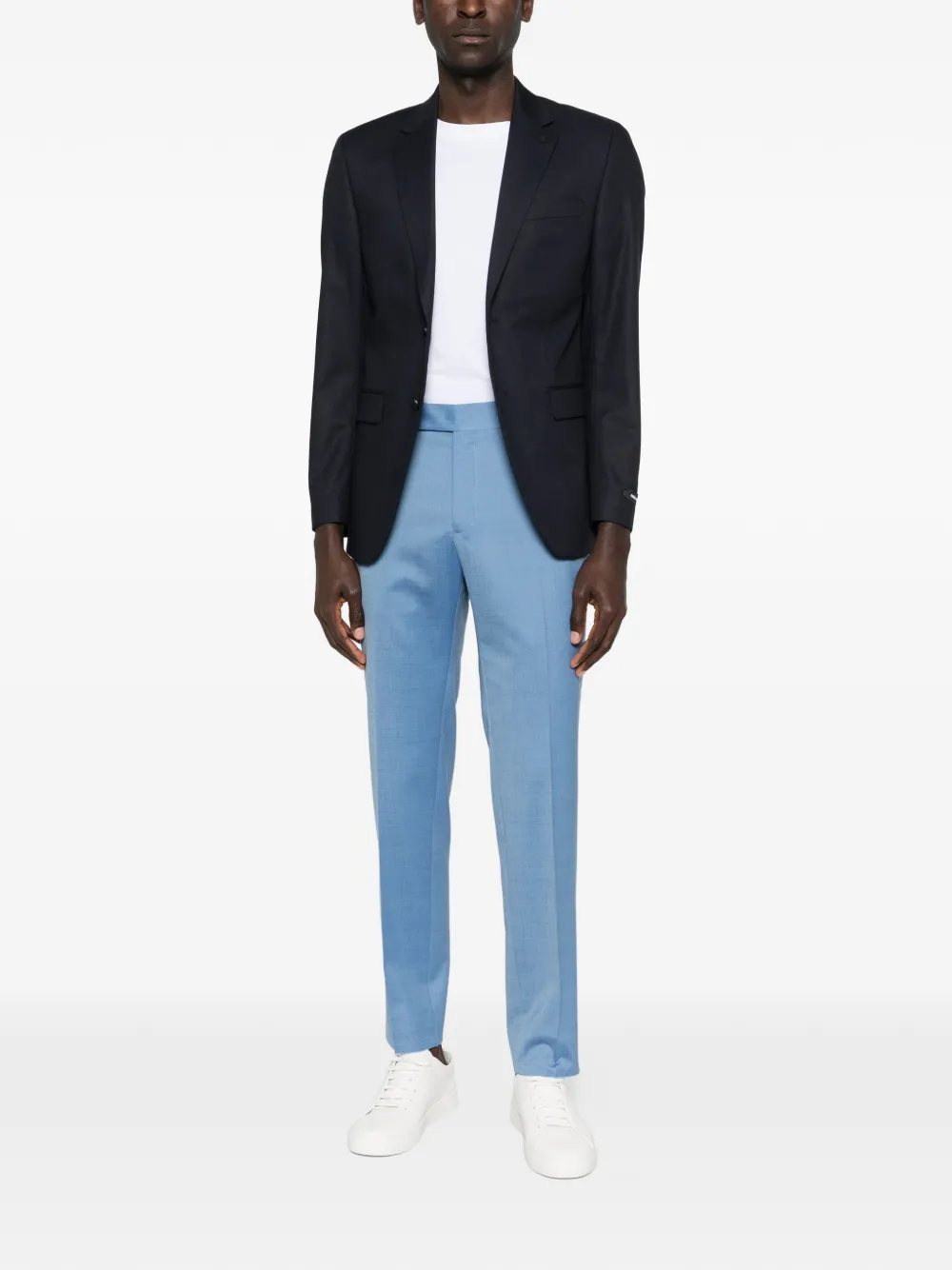 Karl Lagerfeld tailored trousers road - Blauw