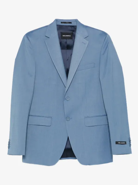 Karl Lagerfeld blazer con efecto mélange