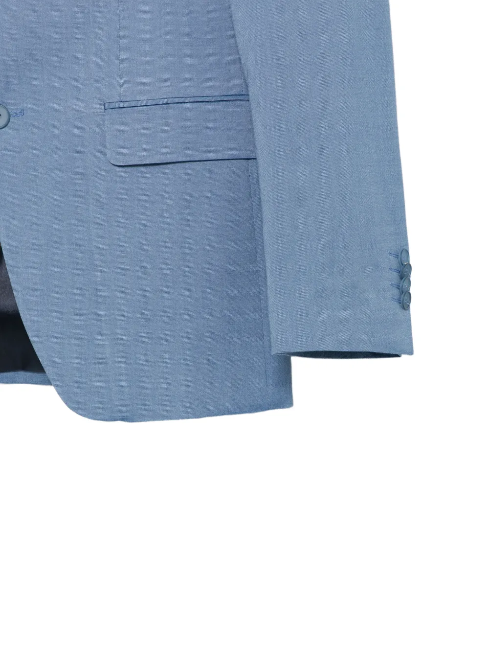  Karl Lagerfeld Mélange-effect Blazer - Blue 