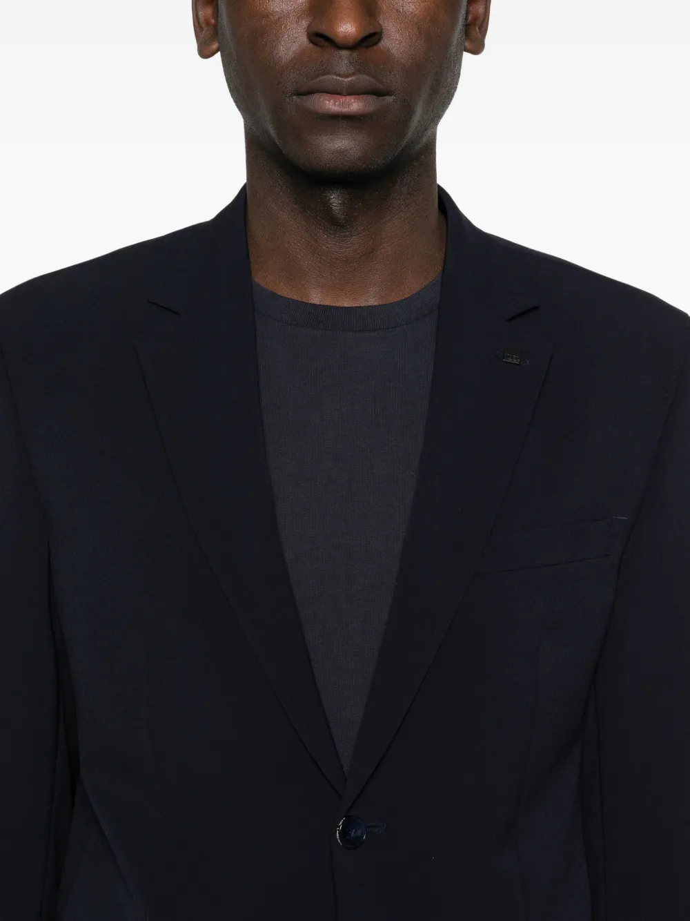 Karl Lagerfeld Clever blazer met knoopsluiting Blauw