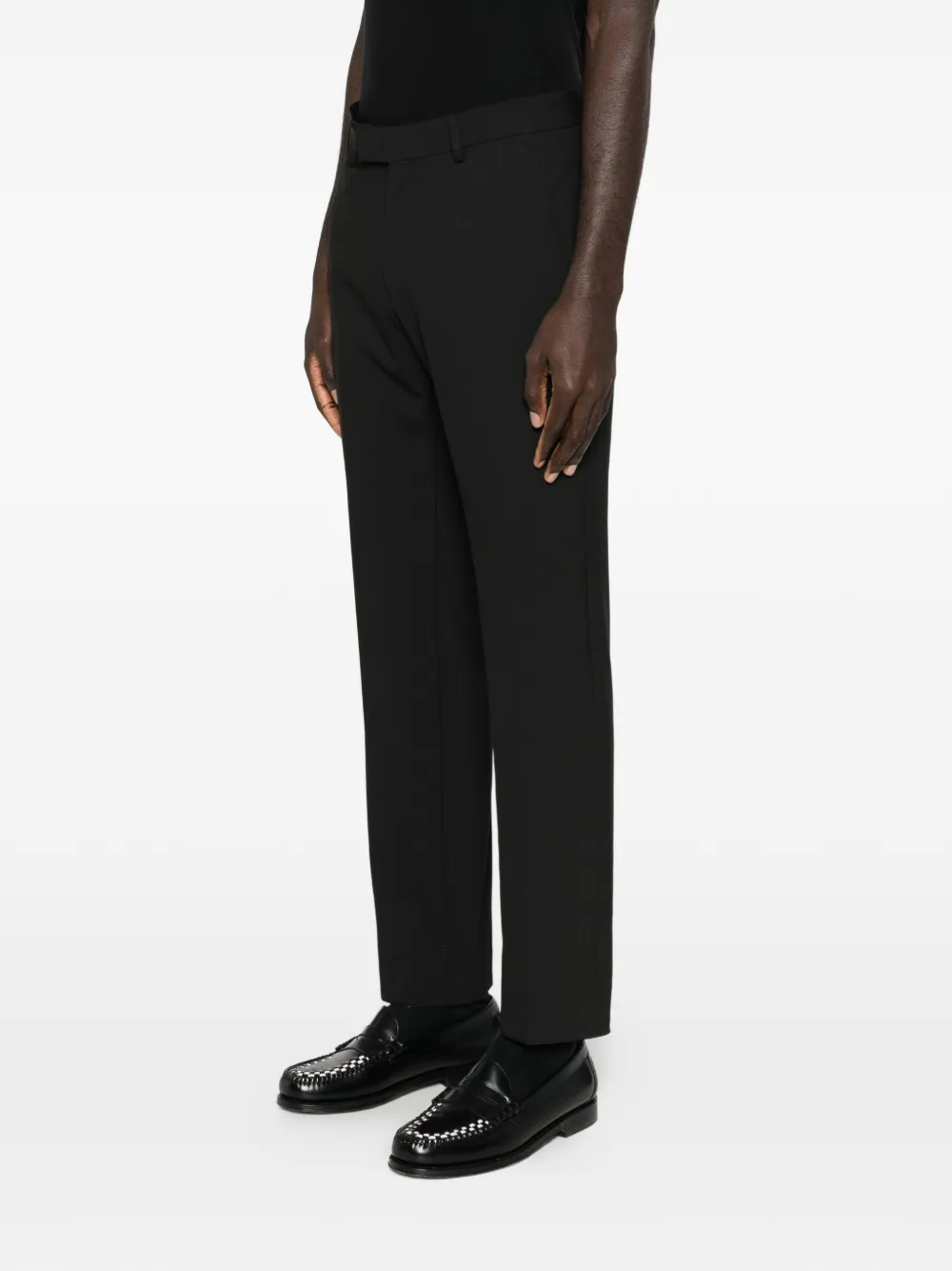  Karl Lagerfeld Flat-front Tailored Trousers - Black 