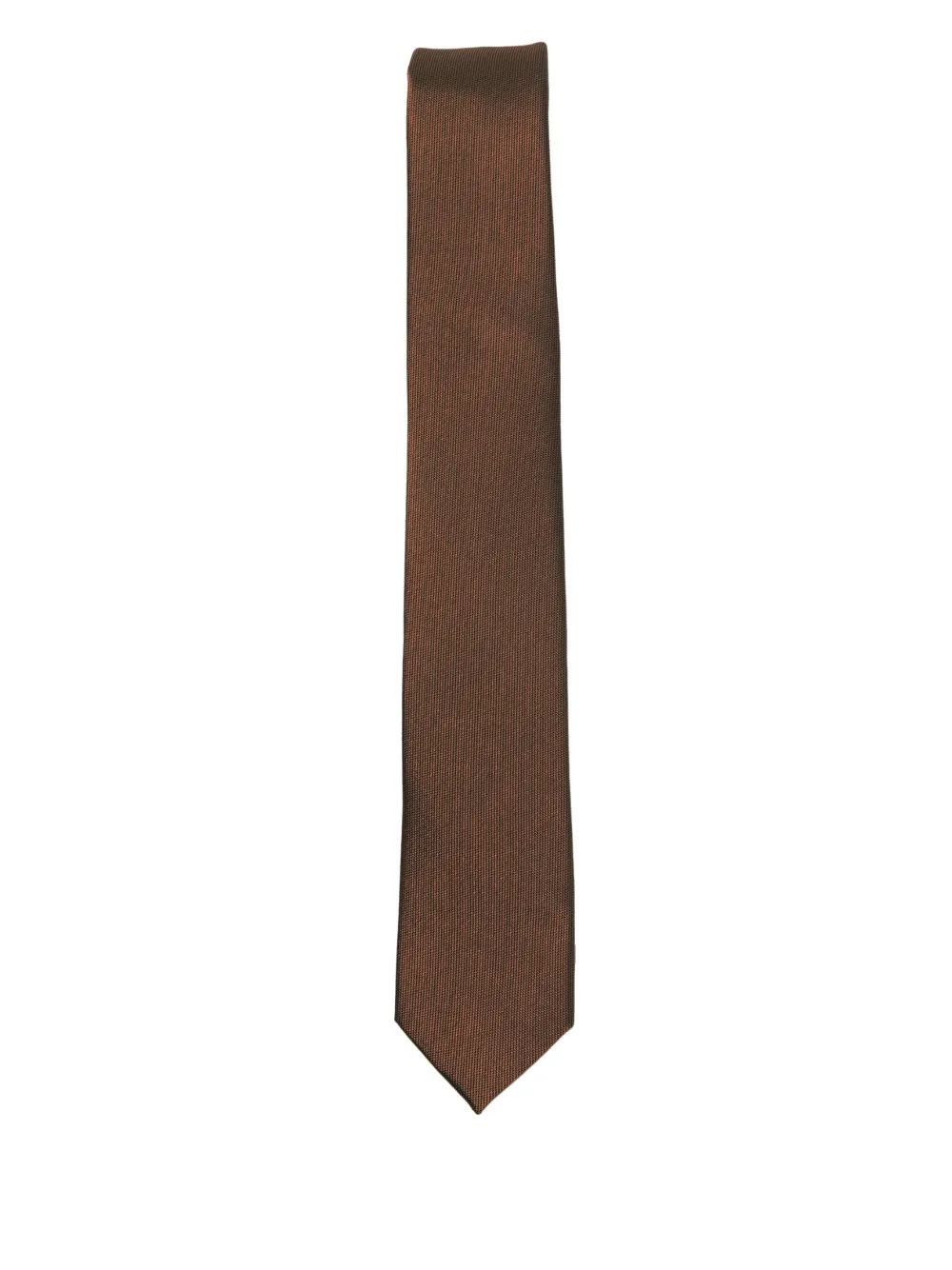 Karl Lagerfeld textured tie - Marrone