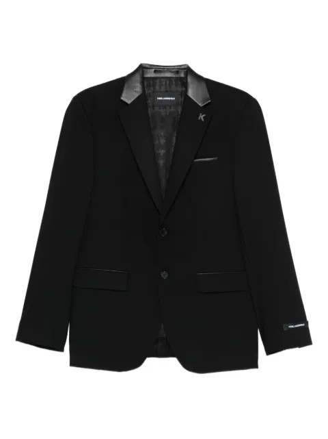 Karl Lagerfeld Rock button-fastening blazer