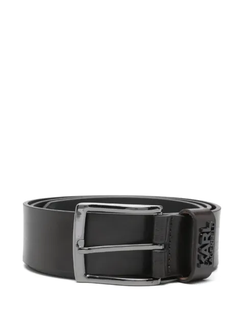 Karl Lagerfeld logo buckle belt
